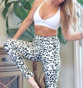 Yoga Pants Black Leopard – peace-lover