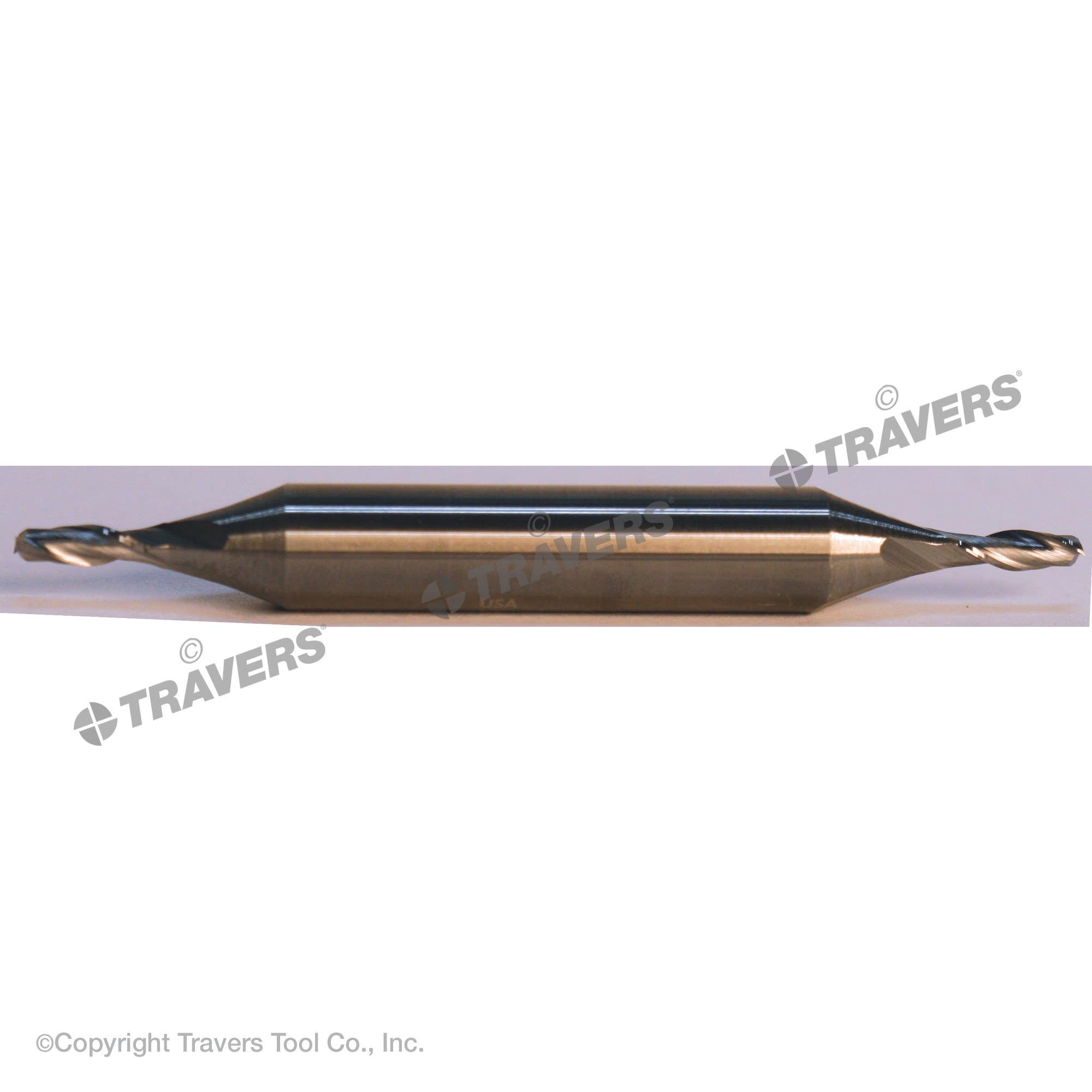 RUSHMORE USA 103125 5/32" Size, 7/16" LOC, 2 Flute, Solid Carbide 2 Flute Finishing End Mill