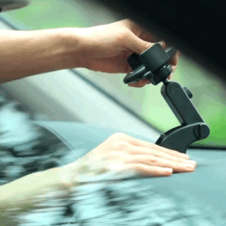 automatically locking windshield car phone holder mounting slim snap 