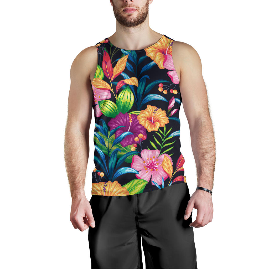 Summer Tropical Flower Love Men's Tank Top – This is iT Original