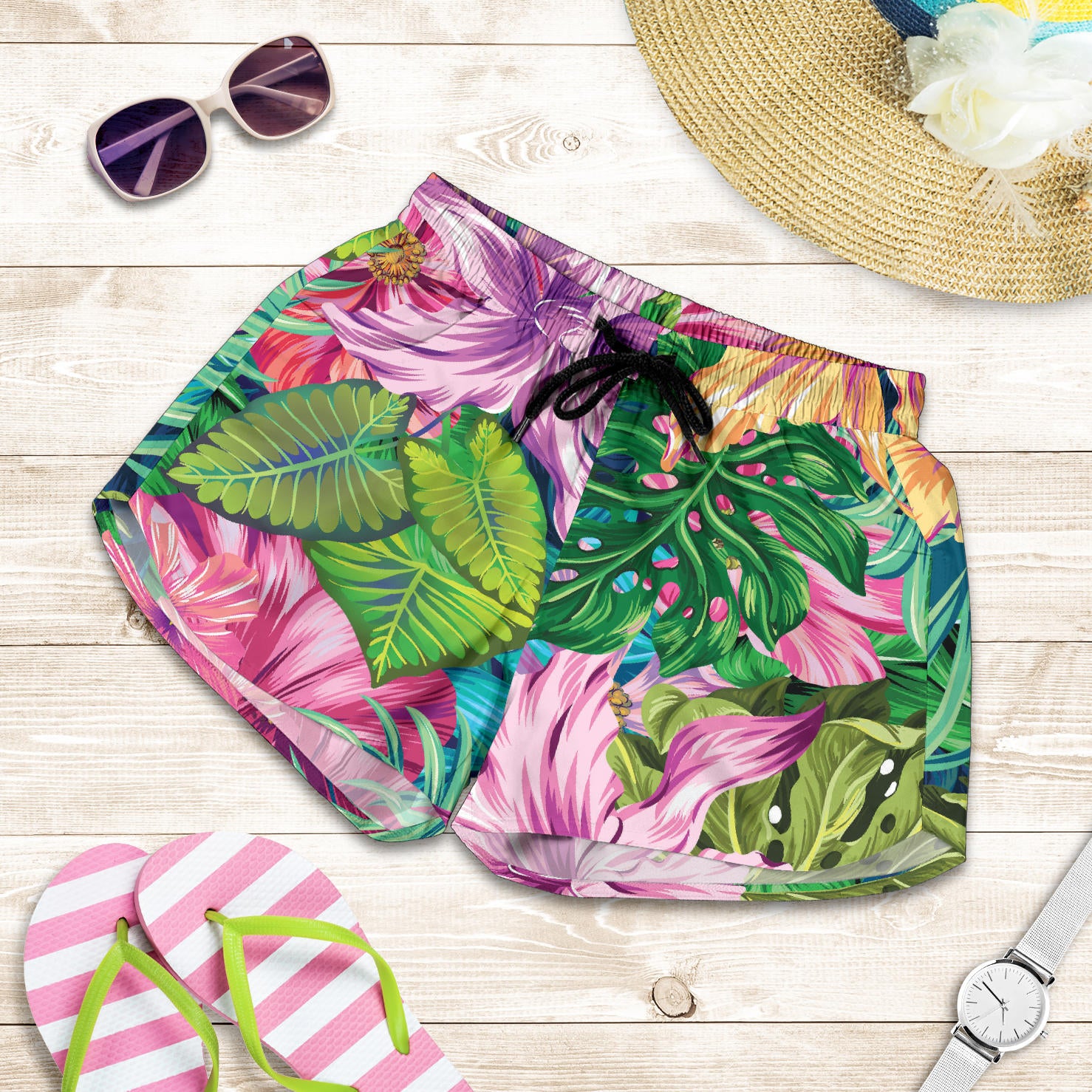 Tropical Orchid Women's Shorts – This is iT Original