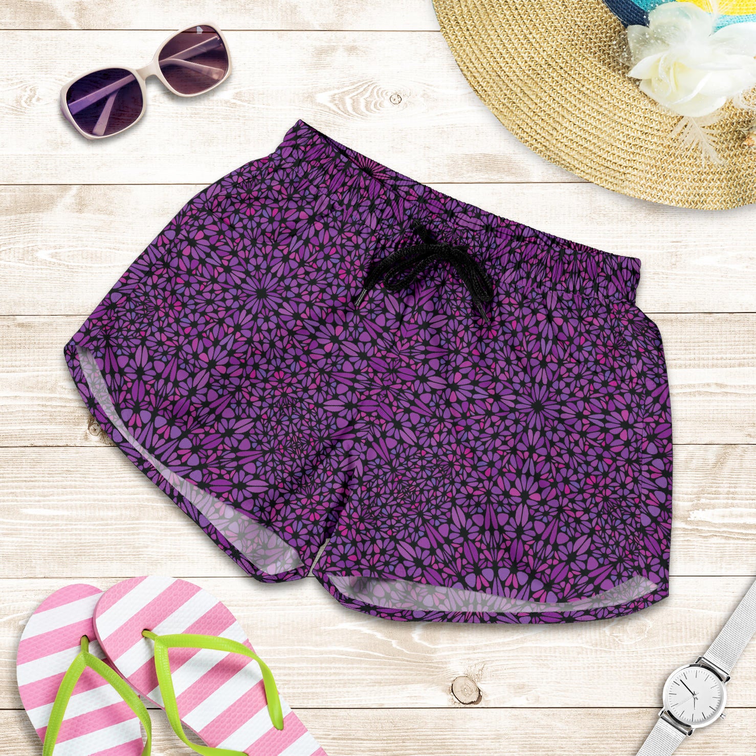 Psychedelic Purple Women's Shorts – This is iT Original