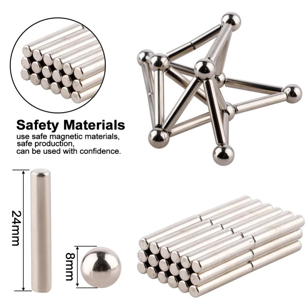 magnetic steel balls toy