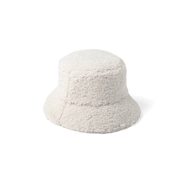 Shore Bucket - Boucle in Lack US of Bucket White Color Hat