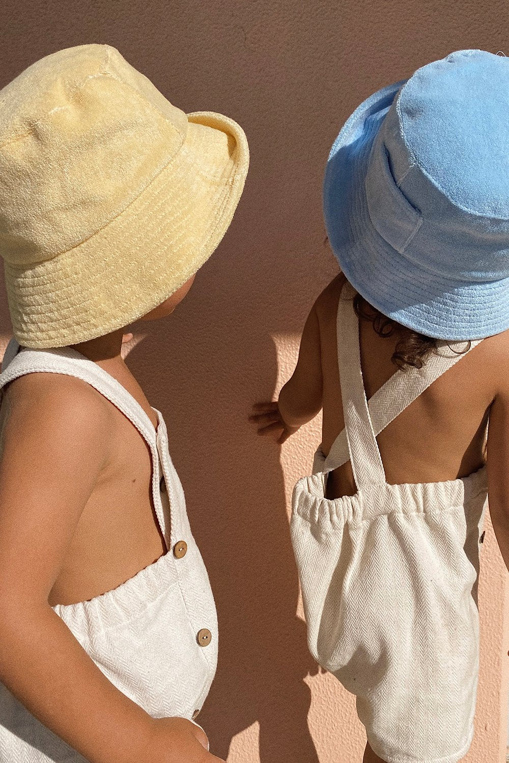 Kids Wave Bucket - Cotton Bucket Hat in Pink | Lack of Color US