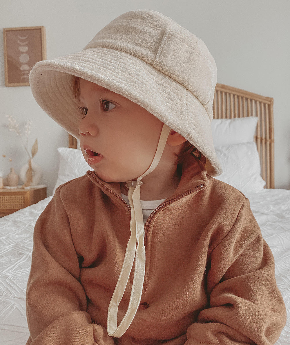 Kids Wave Bucket - Cotton Bucket Hat in Pink | Lack of Color US