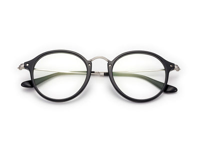 ray ban round fleck eyeglasses