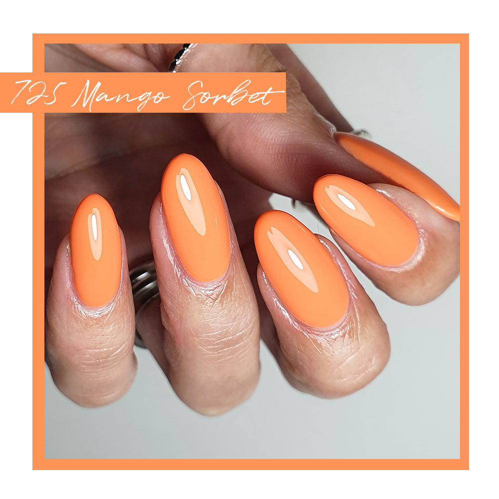 Calgel Mango Sorbet. Mango Sorbet is also available in Pro Colour.