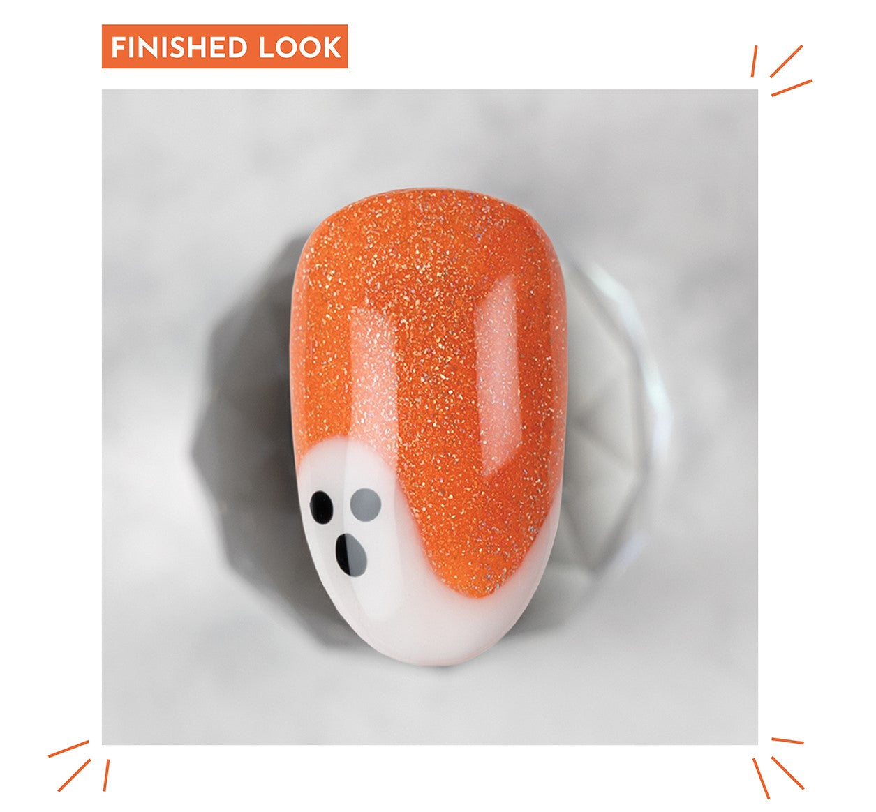 Halloween Ghost Nail Art