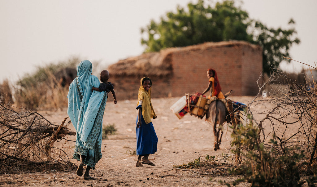Nomadic women in Chad, Africa