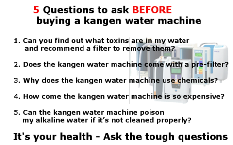 kangen water filter system