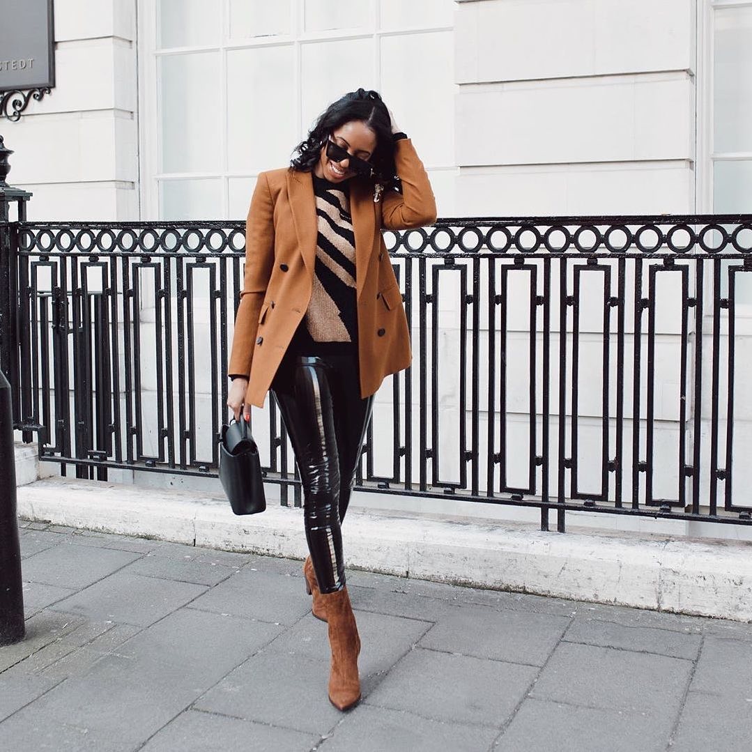 How to Style: Faux Leather Leggings for Fall