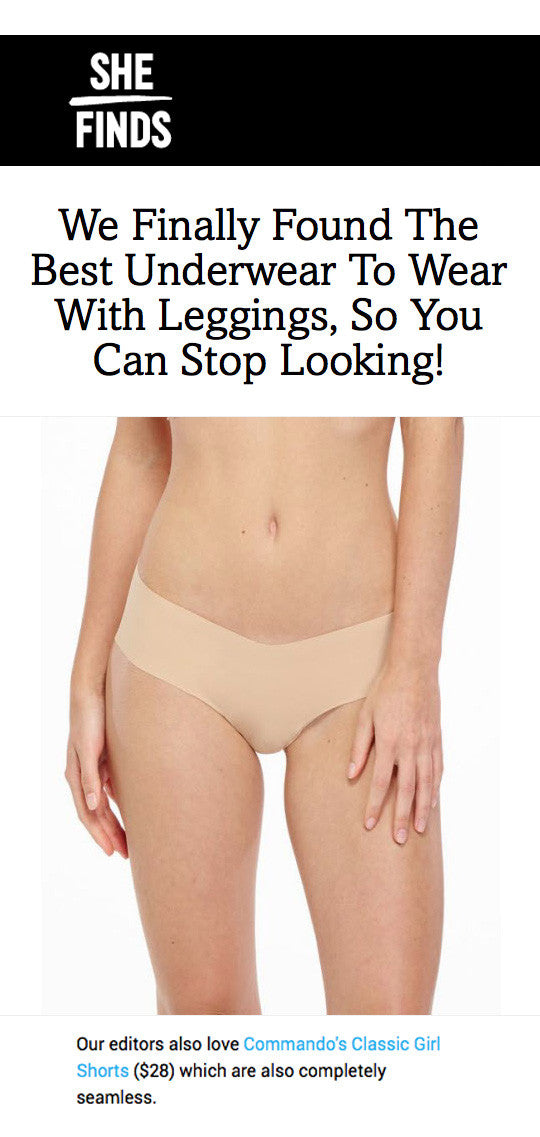 The Best Underwear to Wear With Leggings