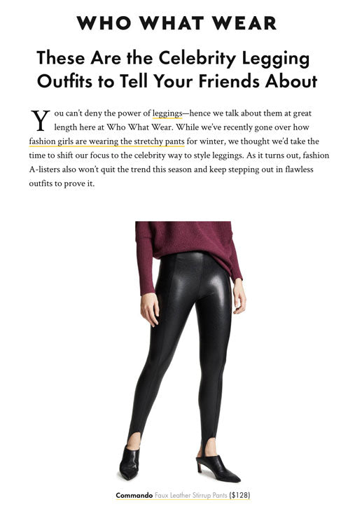 Stirrup Leggings on Who What Wear