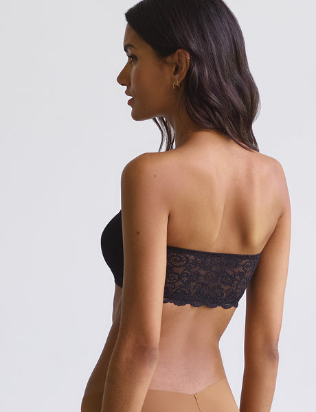Commando Butter + Lace racer-back bralette S/M pinot new no tags