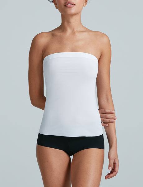 COMMANDO - Two-Faced Tech strapless stretch-jersey slip