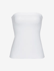 FashionRack Women White Solid Strapless Camisole 8214