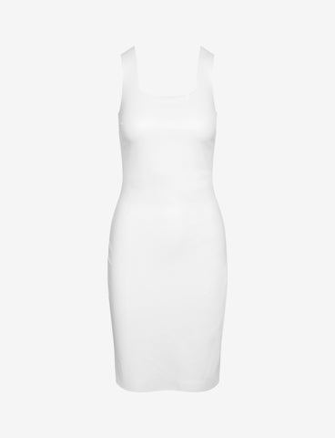 Faux Leather Cami Dress Extra Small White