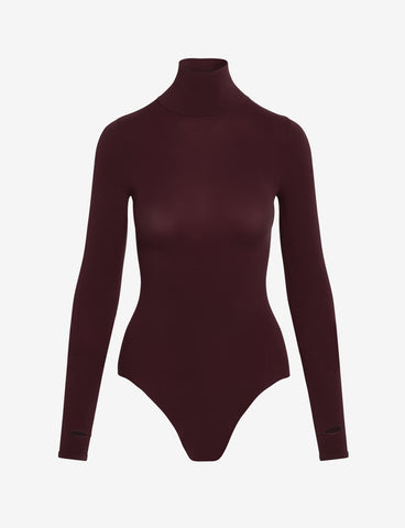 Buy SKIMS Brown Disco Long Sleeve Bodysuit - Cocoa At 30% Off