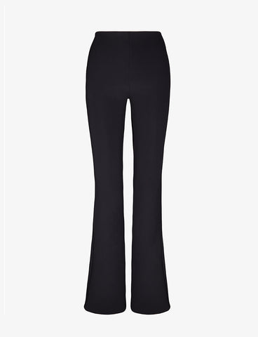 Cocila Black Flared Trousers Women Fur Leggings for Women UK