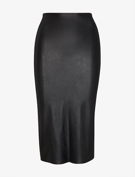 Shop Faux Leather Midi Skirt | Commando®