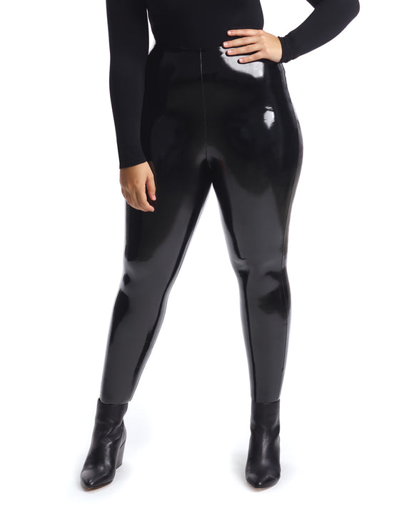 patent leather leggings plus size