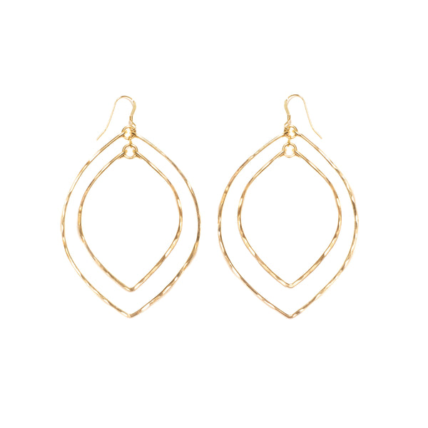 LV large teardrop earrings – SplitArrow Boutique