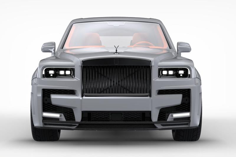 Rolls Royce Cullinan Black Badge Forged Carbon Fiber Wide Body Kit fits  the OEM Extension Flares  DMC