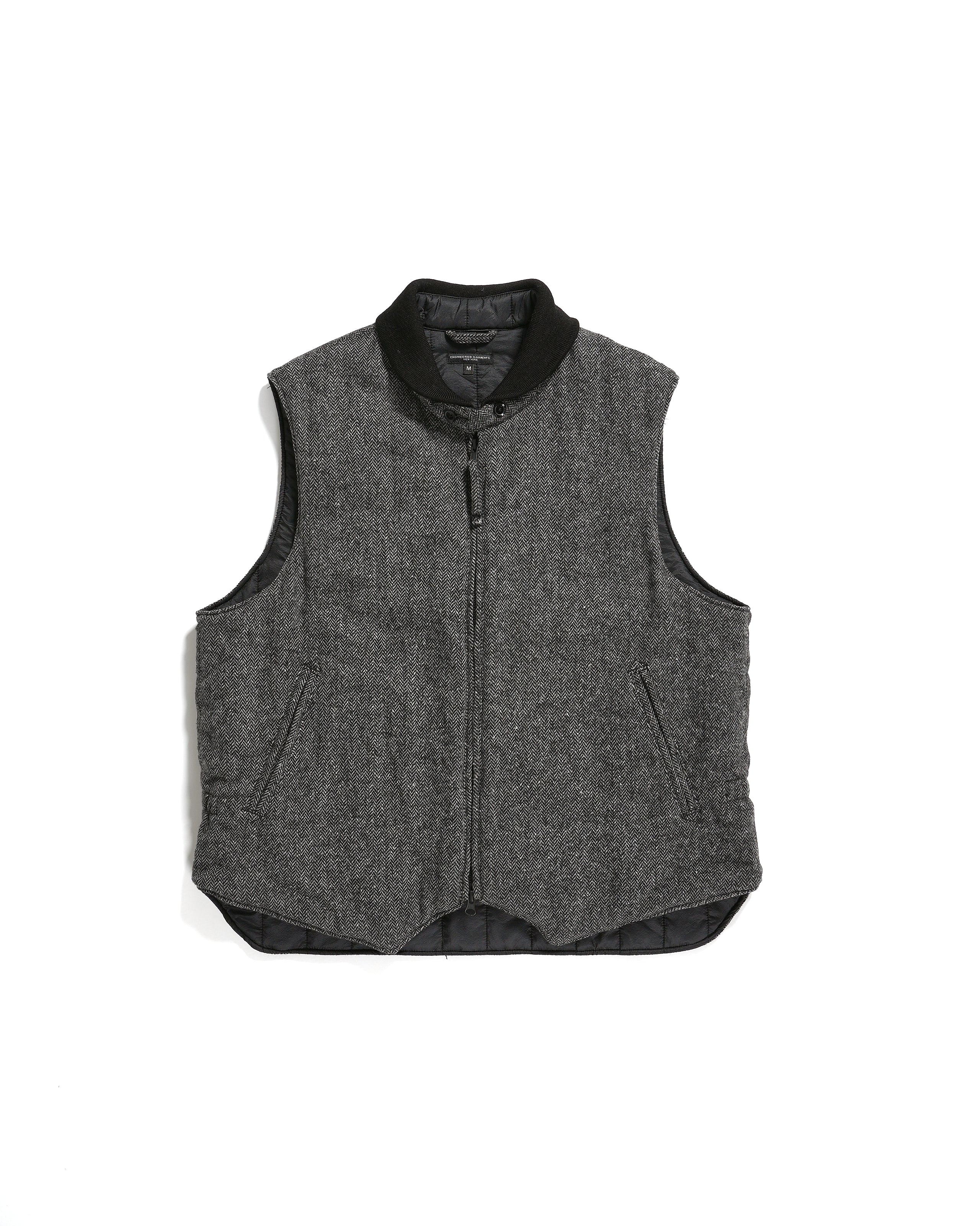 LL Vest - Black PC Poplin | Nepenthes New York