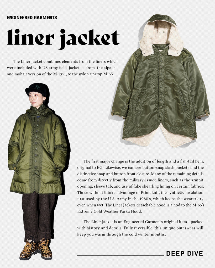 DEEP DIVE] LINER JACKET | Nepenthes New York