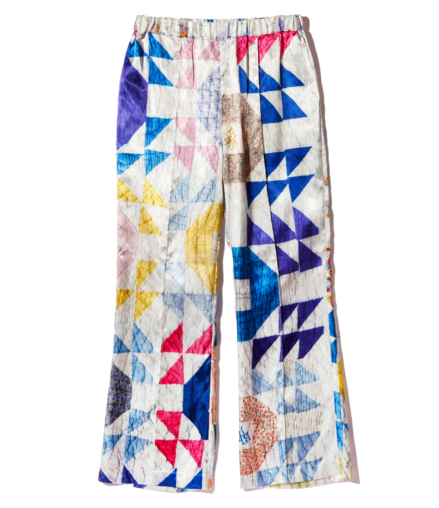 Drawstring Pant - Patchwork - Sateen Printed PW Quilt | Nepenthes