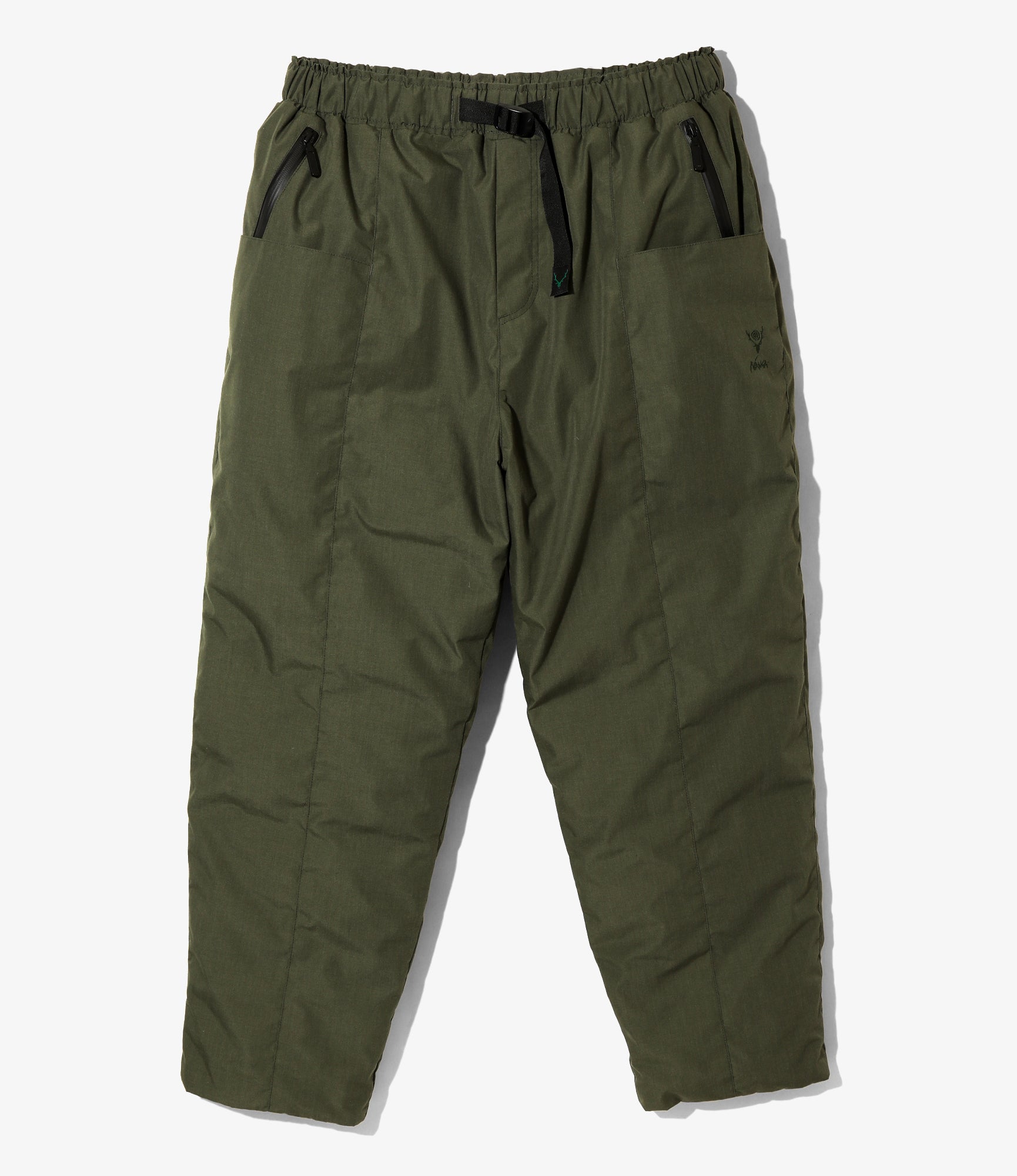 South2 West8 x Nanga - Belted C.S. Pant - Black - Flame