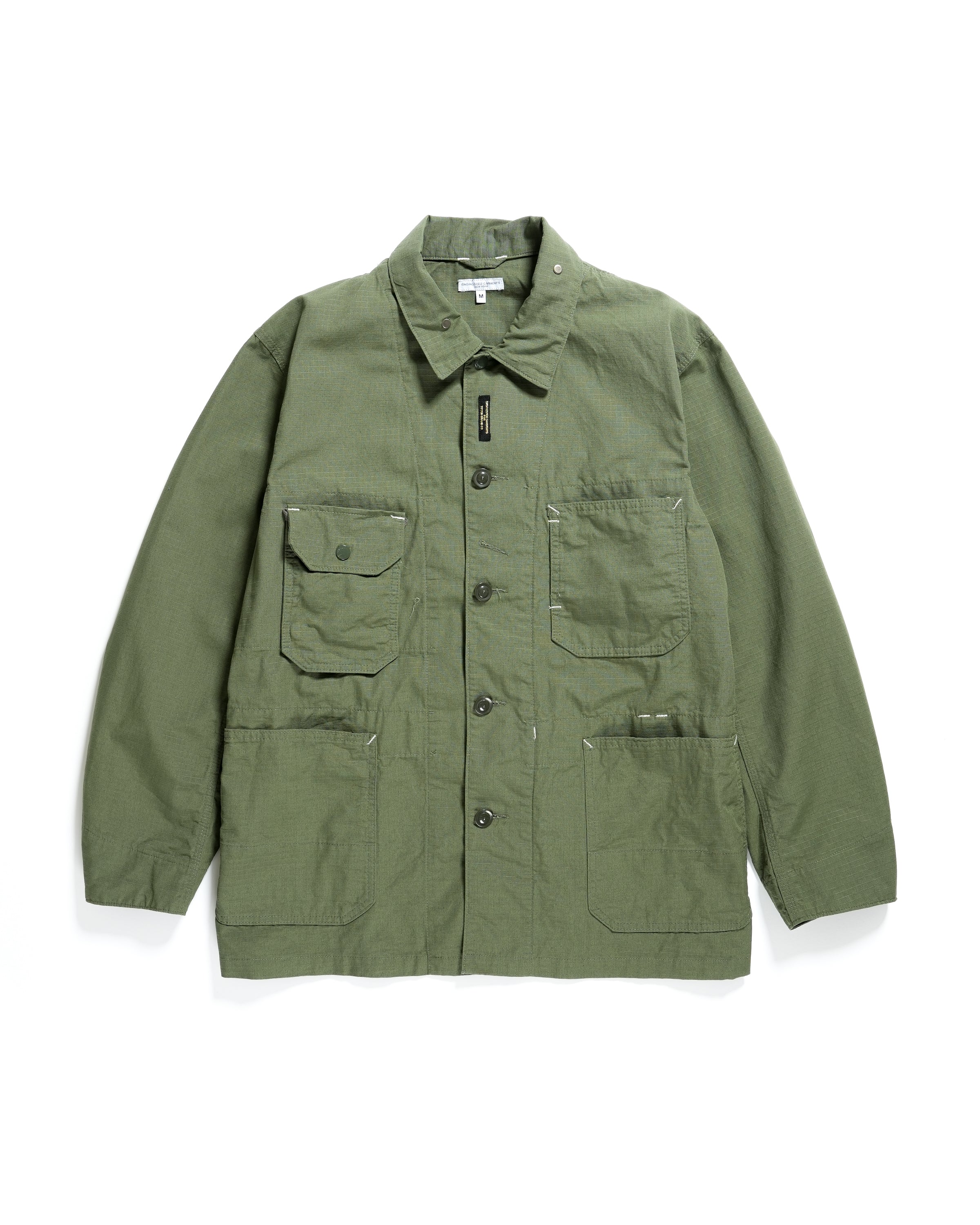 Dayton Shirt - Olive PC Coated Cloth - NNY SP | Nepenthes New York