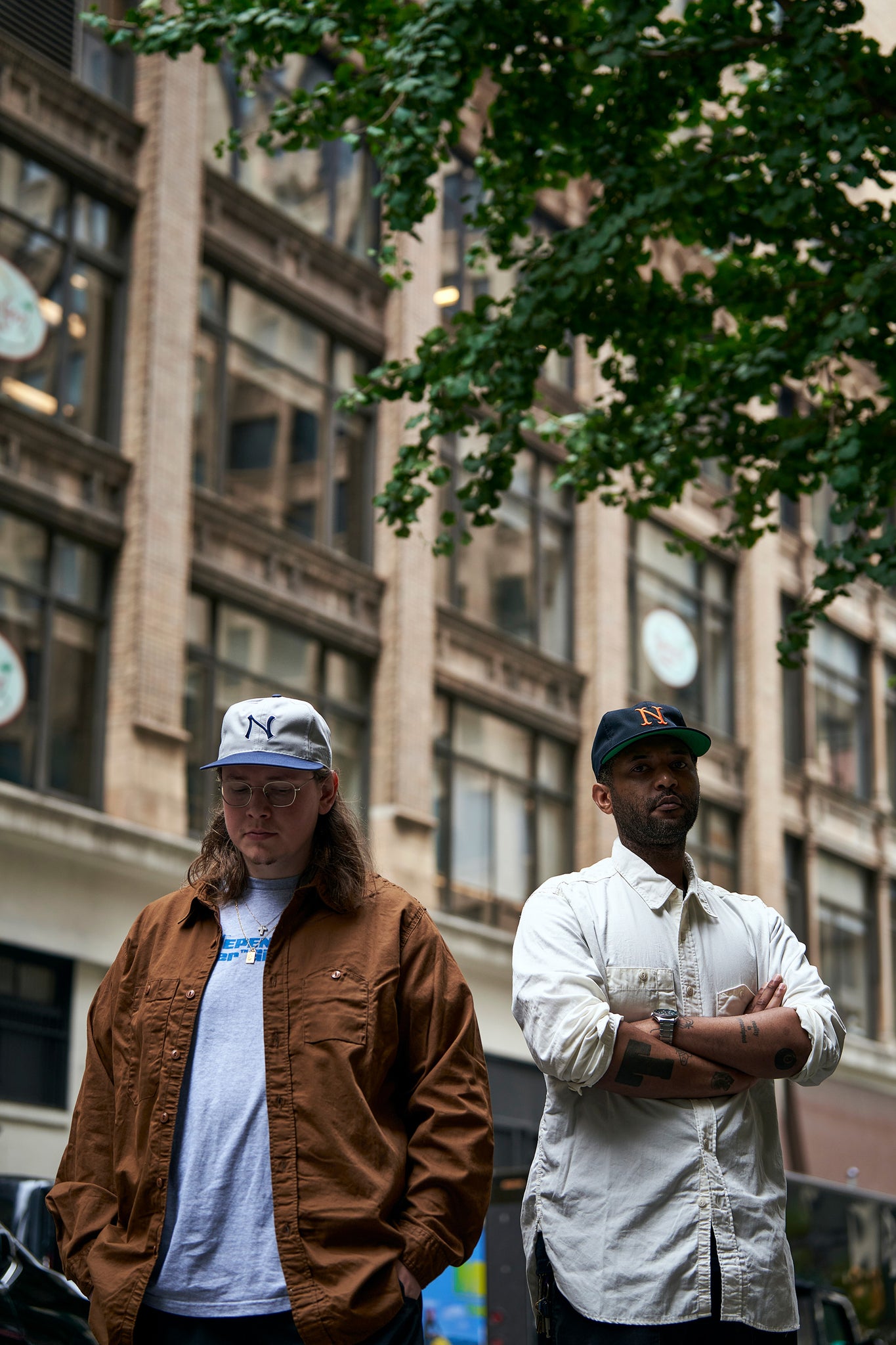 NNY x Ebbets Field Flannels - Queens Snapback - Black - Cotton