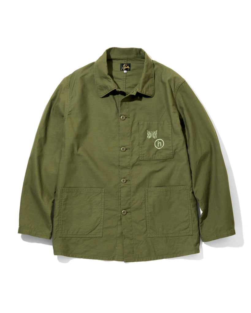 Needles x Hidden D.N. Coverall - Olive - Back Sateen | Nepenthes