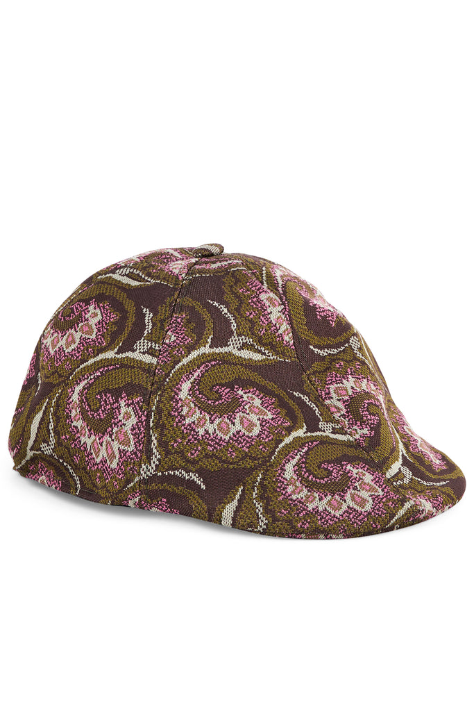 Needles x Baracuta Hunting Cap - Dk. Brown - Paisley Jq.