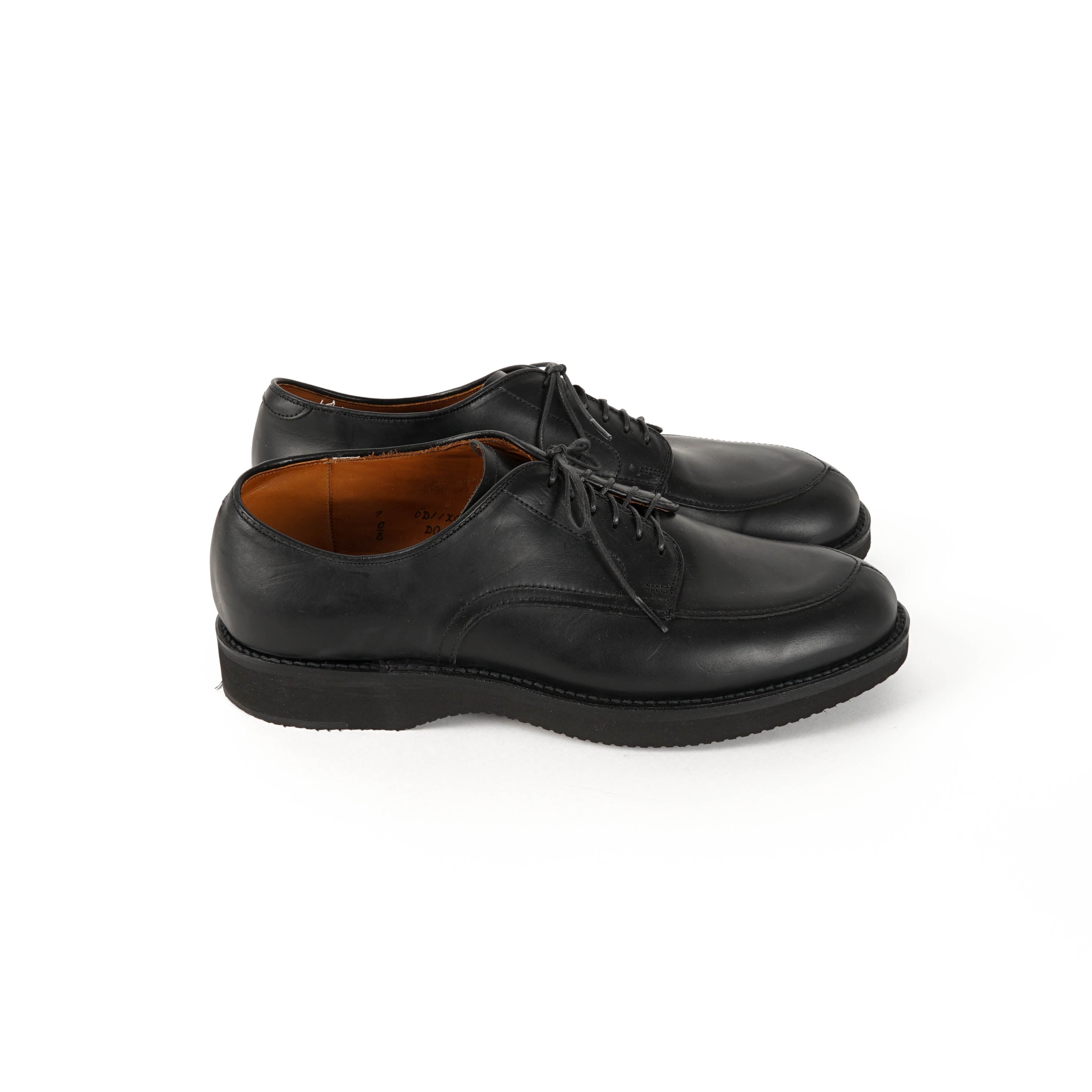 Engineered Garments x Alden - Wholecut Plain Toe Oxford - Black