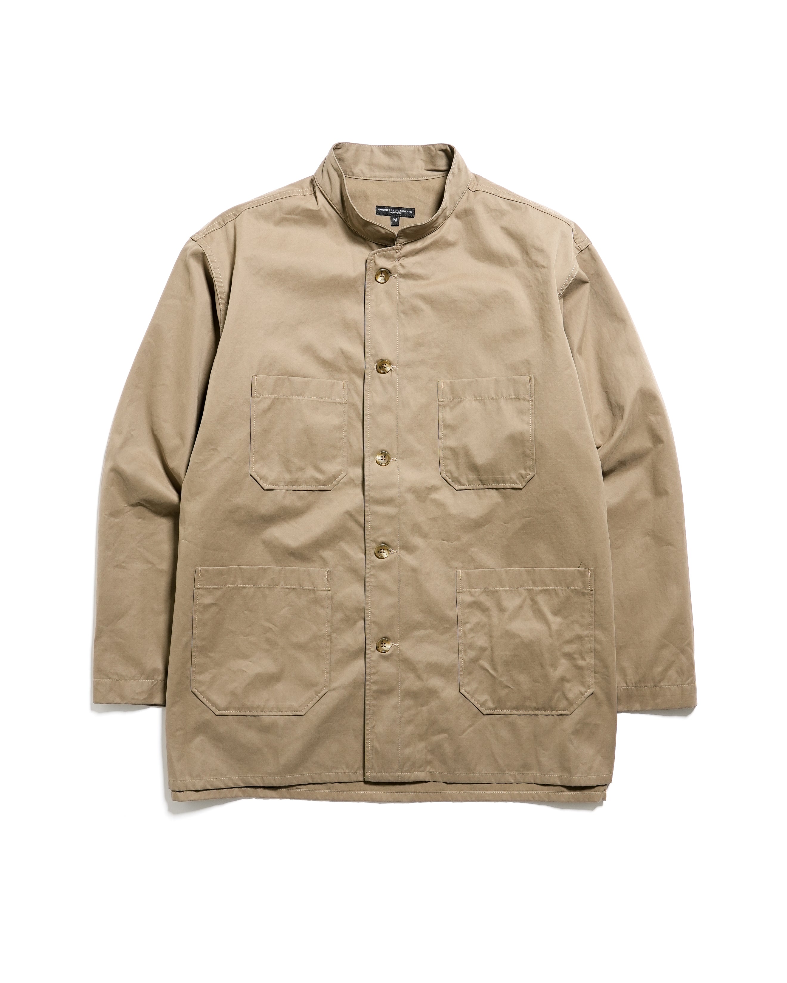 Dayton Shirt - Olive PC Coated Cloth - NNY SP | Nepenthes New York