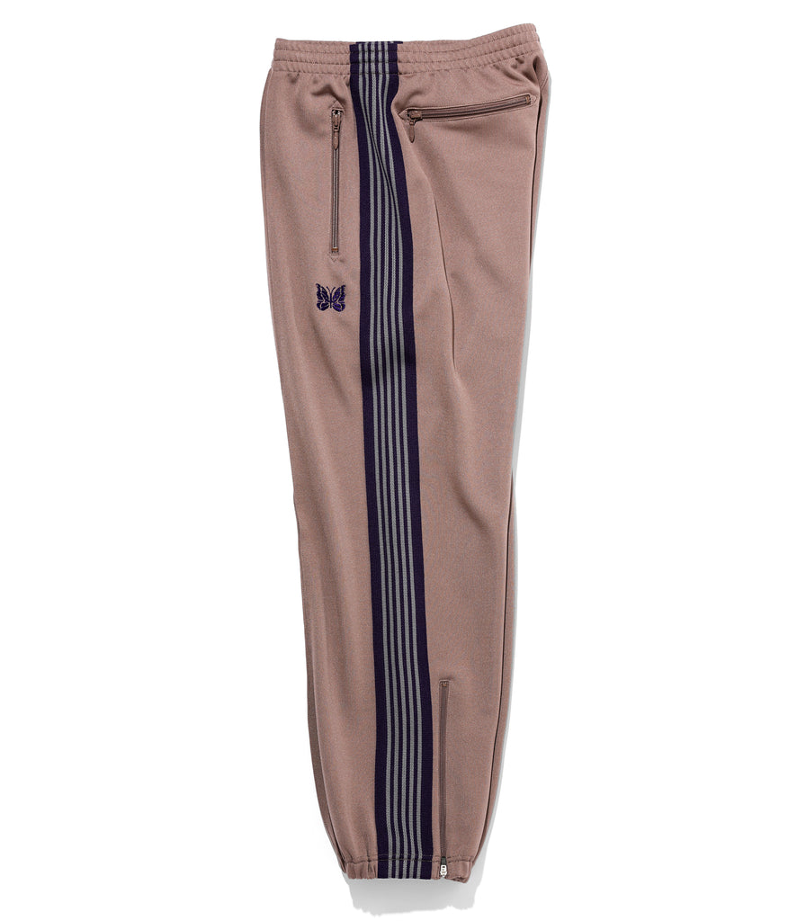 NEEDLES Zipped Track Pant Taupe - greatriverarts.com