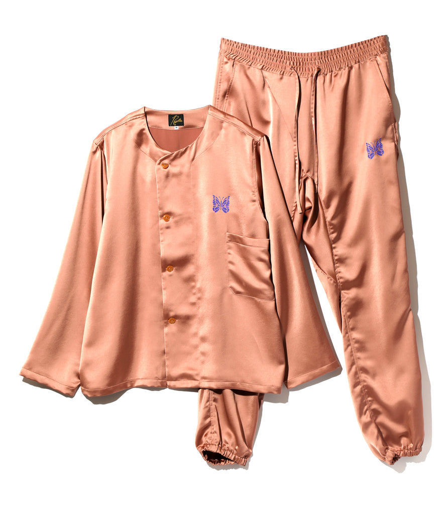 Pajama Set - Pink - Poly Sateen