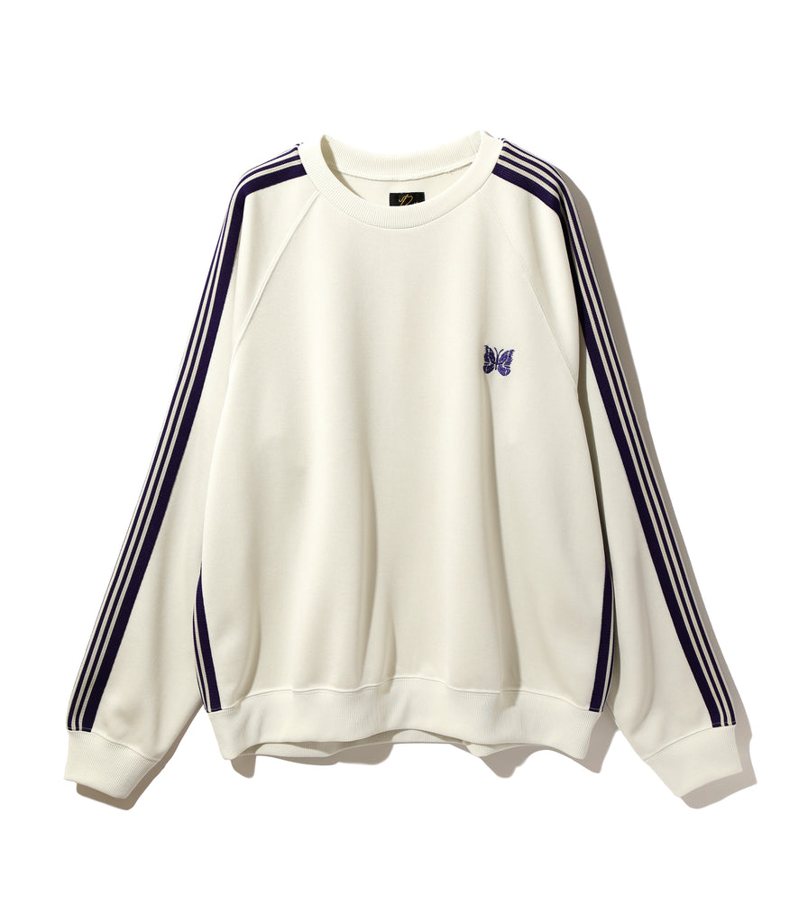 Track Crew Neck Shirt - Ice White - Poly Smooth | Nepenthes New York