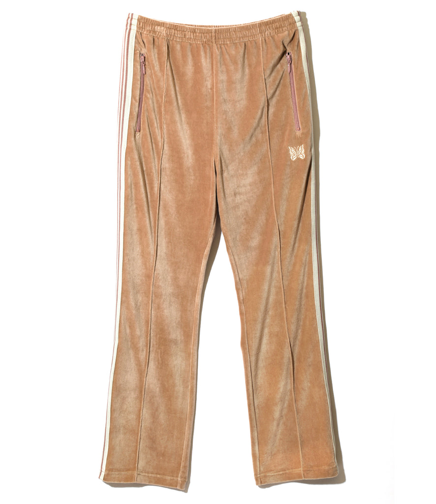 Narrow Track Pant - Old Rose - C/PE Velour | Nepenthes New York