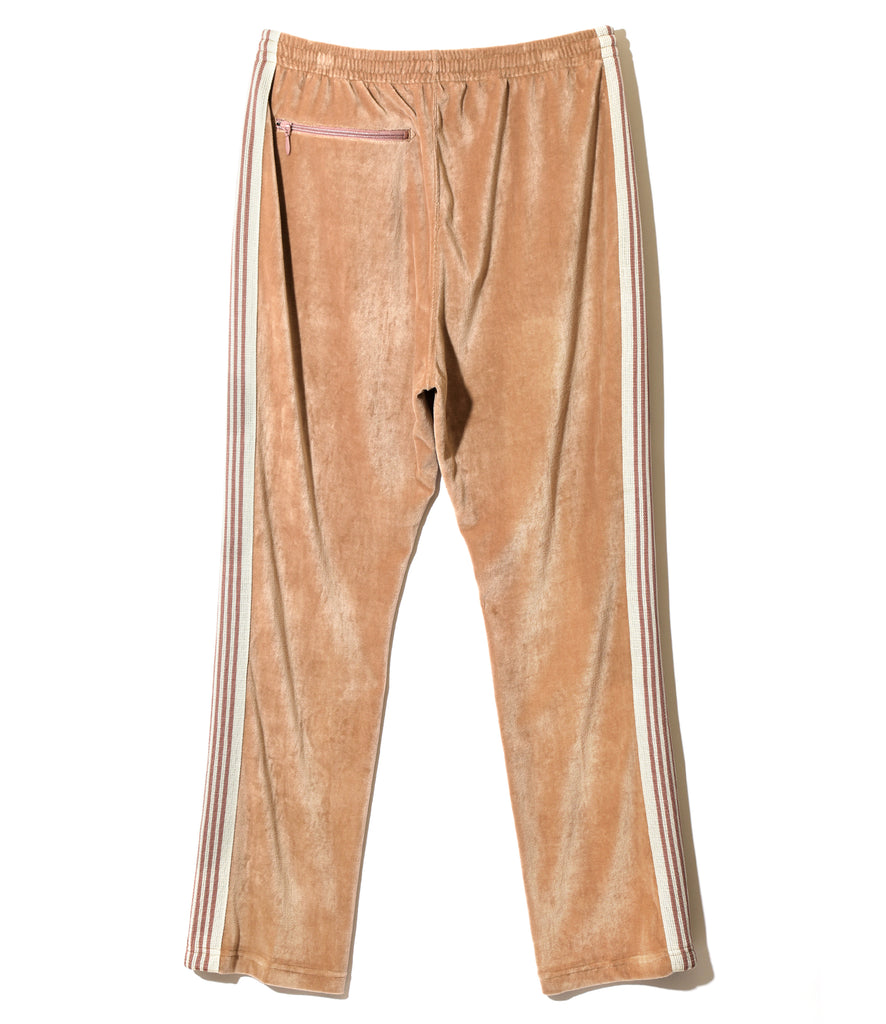 Narrow Track Pant - Old Rose - C/PE Velour | Nepenthes New York