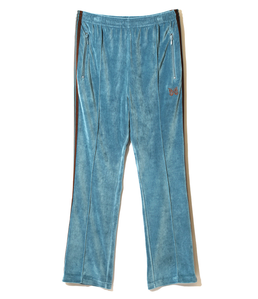 Narrow Track Pant - Blue Grey - C/PE Velour | Nepenthes New York