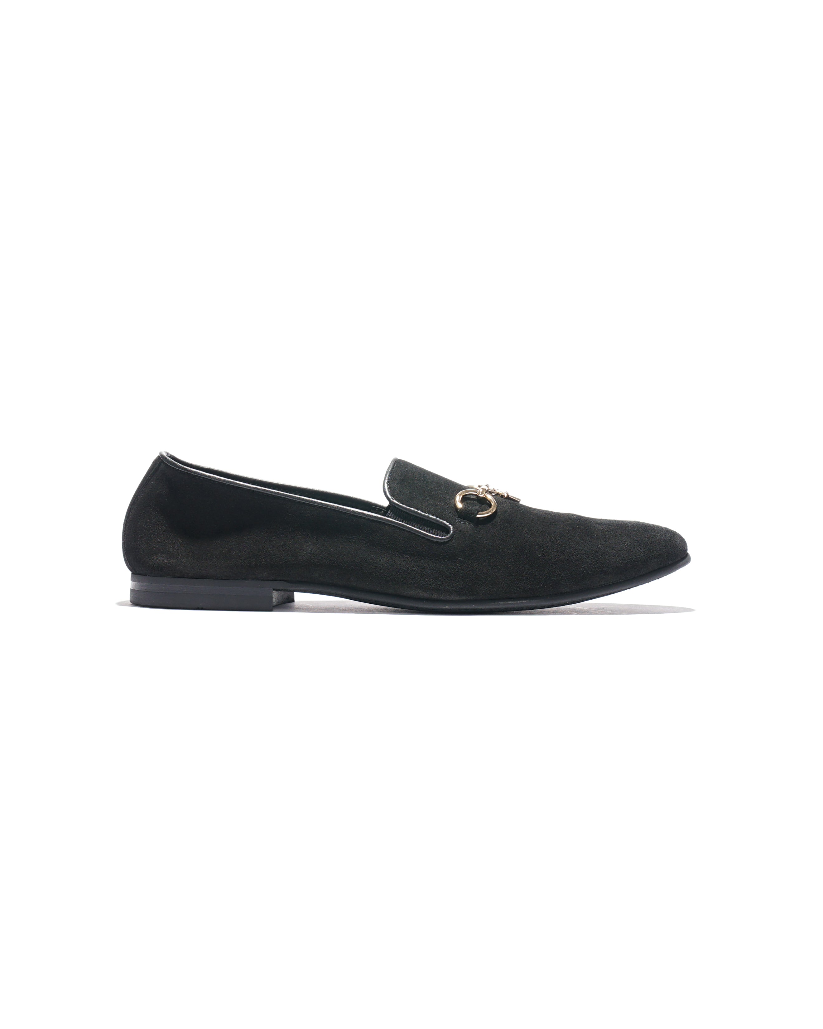 Tassel Bit Unlined Slip-On - Black | Nepenthes New York