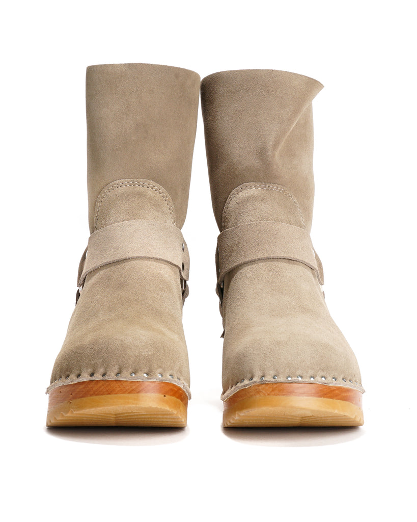 Harness Clog Boot - Rough Out - Taupe