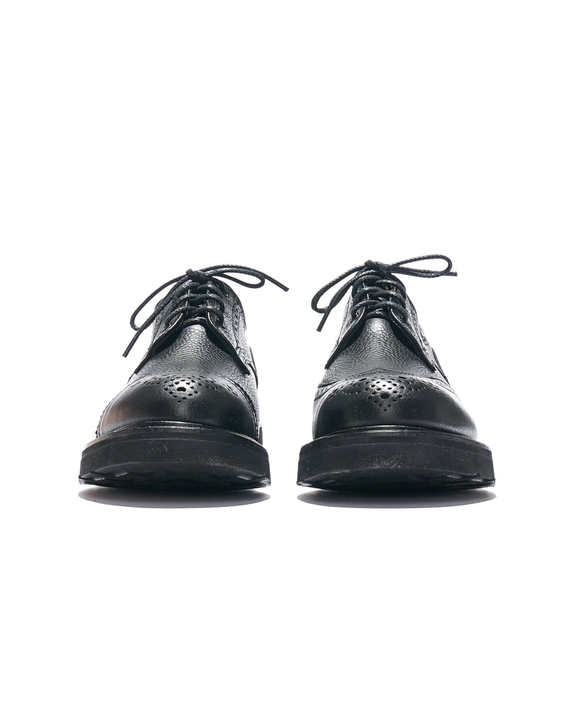 Asymmetric Gibson - Black Scotch Grain Morflex | Nepenthes New York