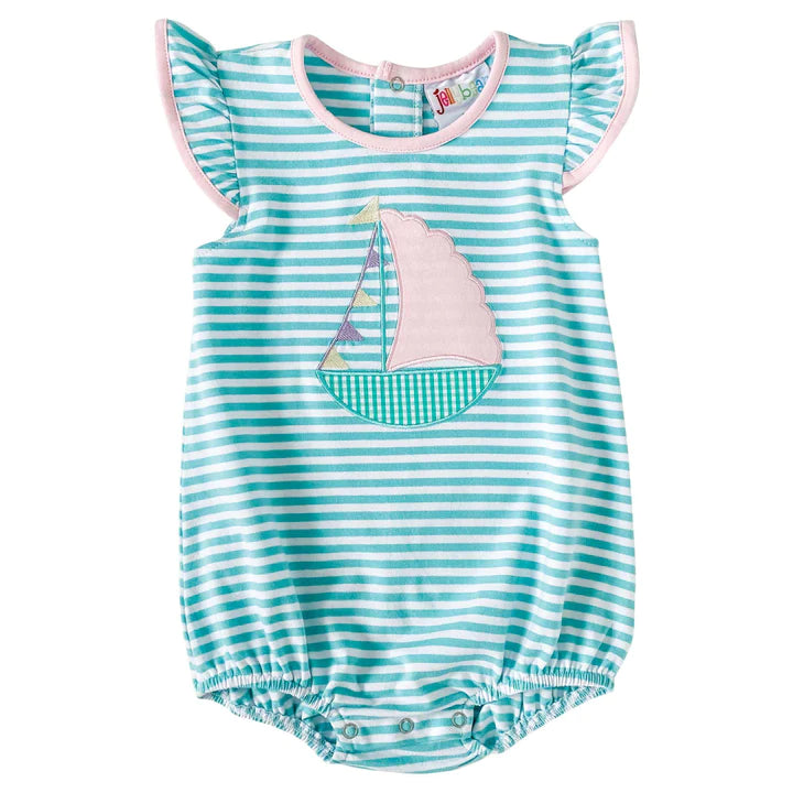 Sailboat Applique Flutter Bubble