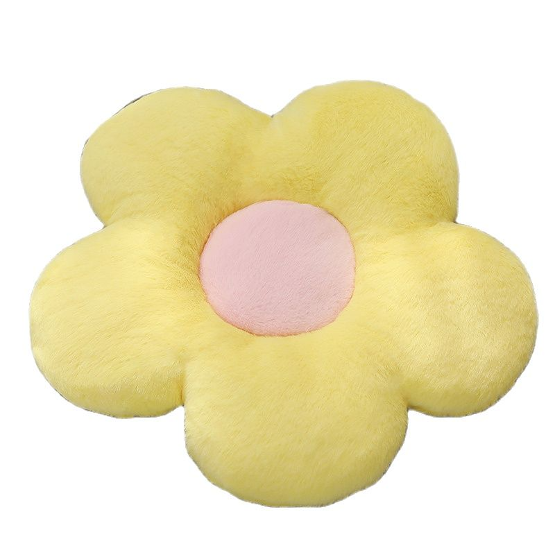 Fluffy Plush Flower Pillow