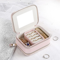 Travel Zipper Jewelry Box